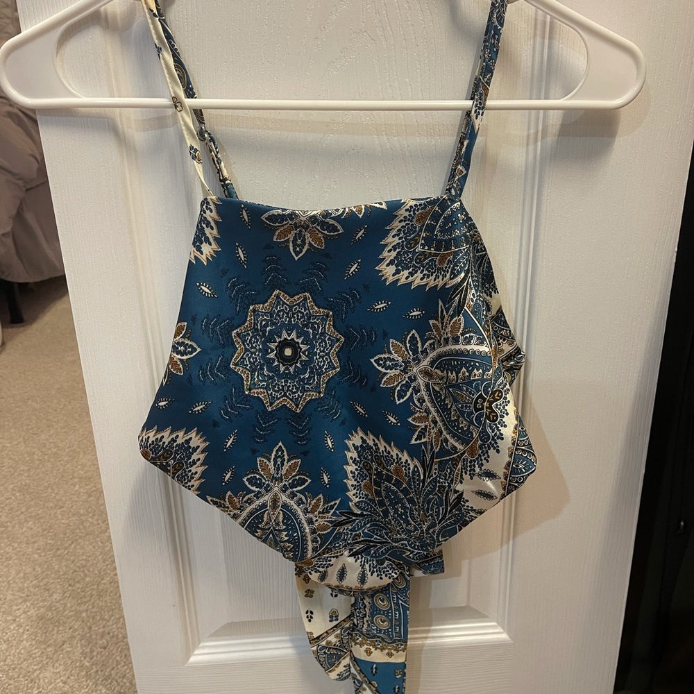 Shein scarf bandana top size small